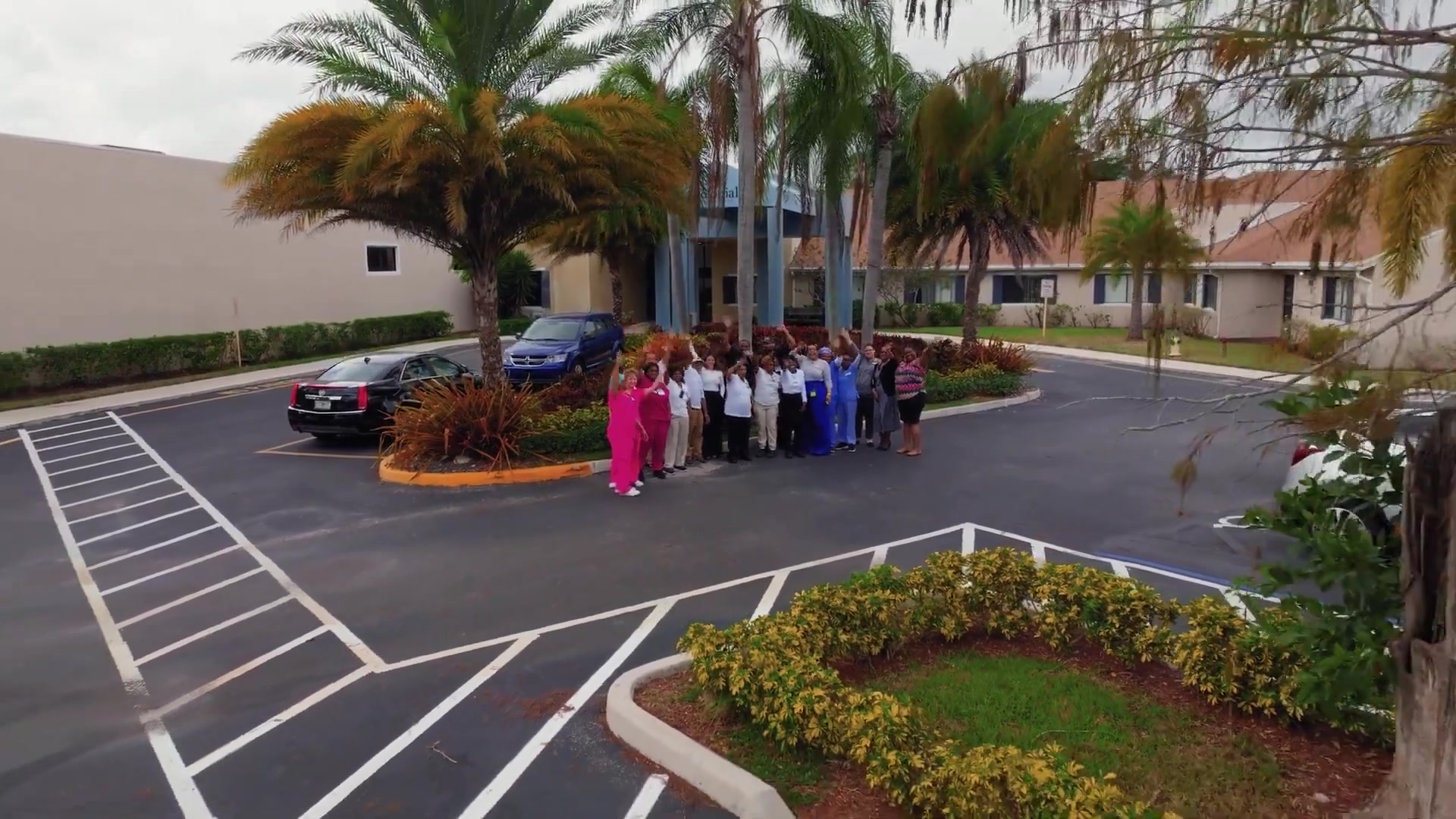Our dedicated team outside the facility — Colonial Gardens Residences Lauderhill FL